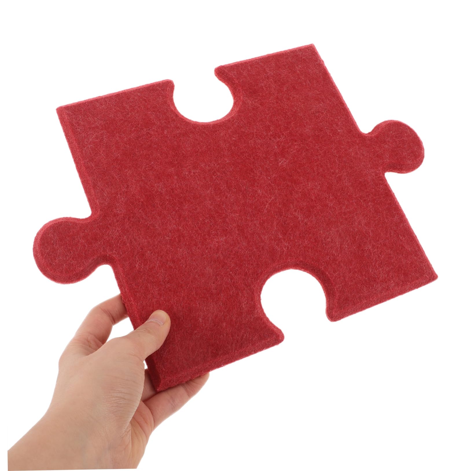 Hemobllo 10 Selbstklebende Filzplatten im Kreativen Puzzle Design aus Polyester für Vielseitige Wanddeko im Kinderzimmer und Büro Wandpolster Wandaufkleber Satz