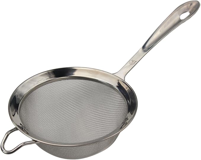 Ruoth® Medium Fine Mesh Sieve. 15cm Fine Mesh Strainer to Add to Your