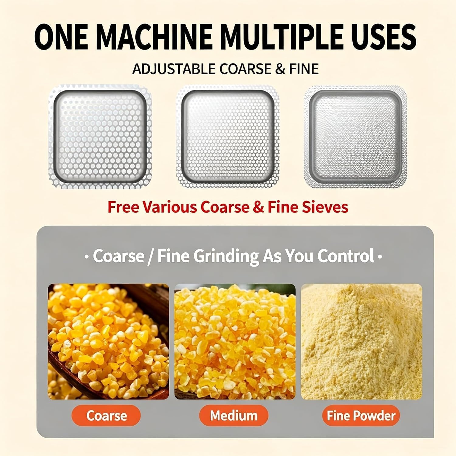 Mulino Elettrico per Cereali, Macchina Commerciale per Polveri