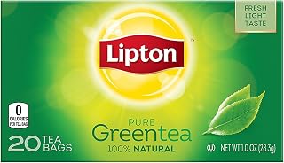 Tea Bags, Green Tea, Can Help Support a Healthy Heart, 20 Green Tea Bags