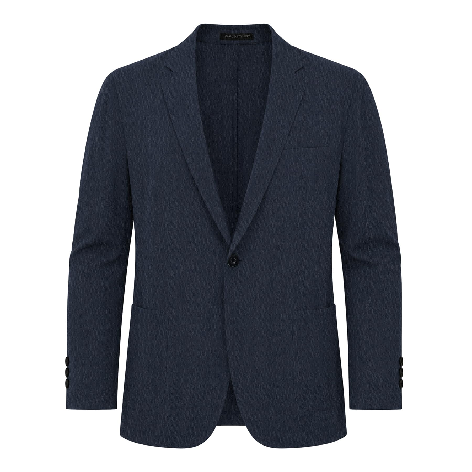 YFFUSHI Herren 2 Teilig Anzug Regular Fit Sakko Hose Sommer | Leinen, 1 Knopf, Reverskragen, Gummibund, für Freizeit oder Business, Casual