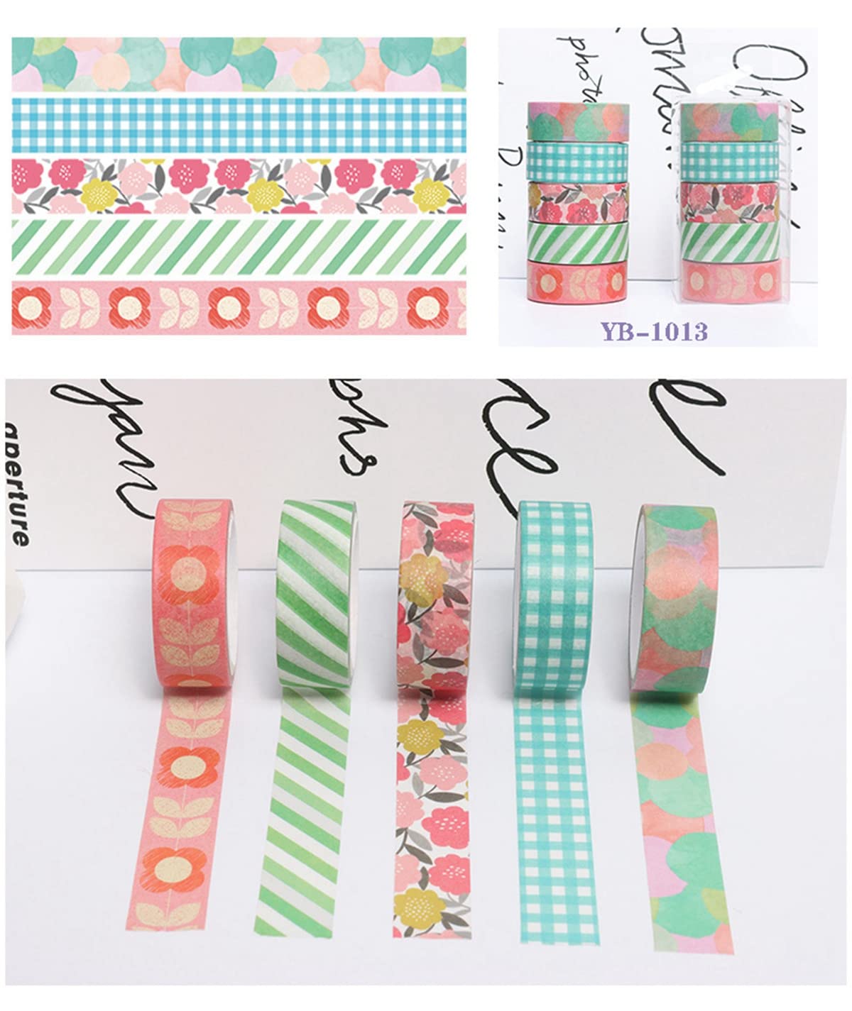 Amazon | 和紙テープセット10ロールマスキングテープカラフルな