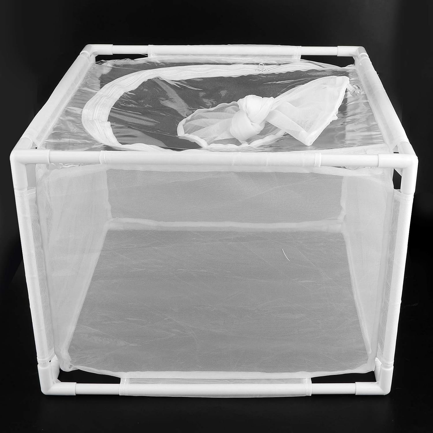 Cage, Insectt Mesh Cage with PVC Pipe for Raising Butterflies Outdoors