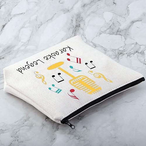 Miniatura 5 de Regalo divertido para amantes del karaoke, regalo de noche de karaoke, bolsa de cosméticos de leyenda de karaoke, regalo para fanáticos de la