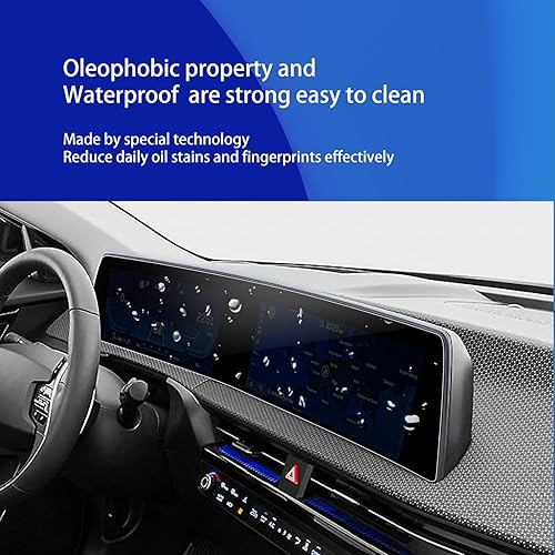 Miniatura 4 de Protector de pantalla para Kia EV6 2023 2024 2025 para Kia EV6 2024 2023 2022 Dual 12.3 pulgadas Protector de pantalla de plástico HD película