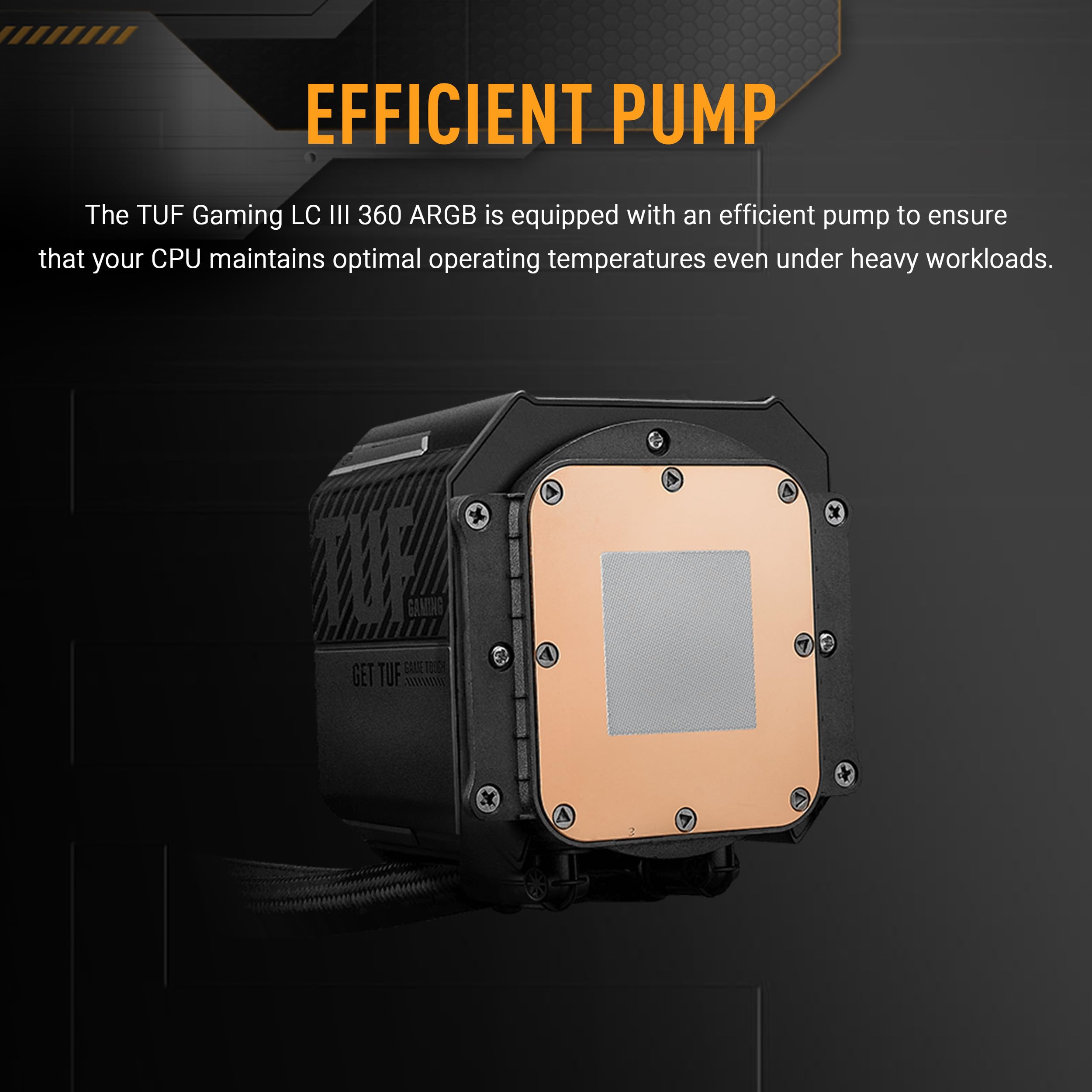 ASUS TUF Gaming LC III ARGB 360mm Refroidisseur liquide CPU AMD/Intel