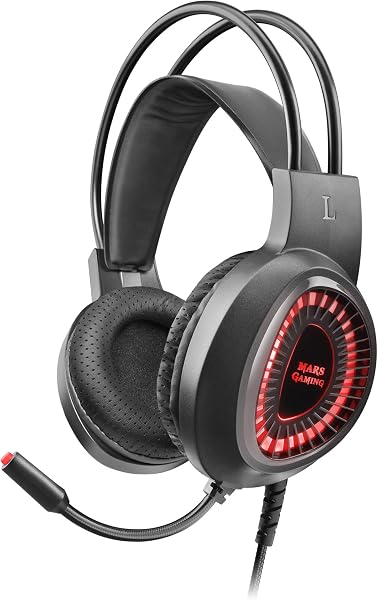 Mars Gaming MCPRGB2, Idioma Francés AZERTY, Combo Gaming 4 en 1 RGB, Teclado Rainbow, Ratón 4000 dpi, Alfombrilla XXL y Auriculares, Jack 3.5mm, Multiplataforma - 3