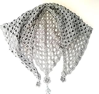 شالات -نساء اكريليك، فضي