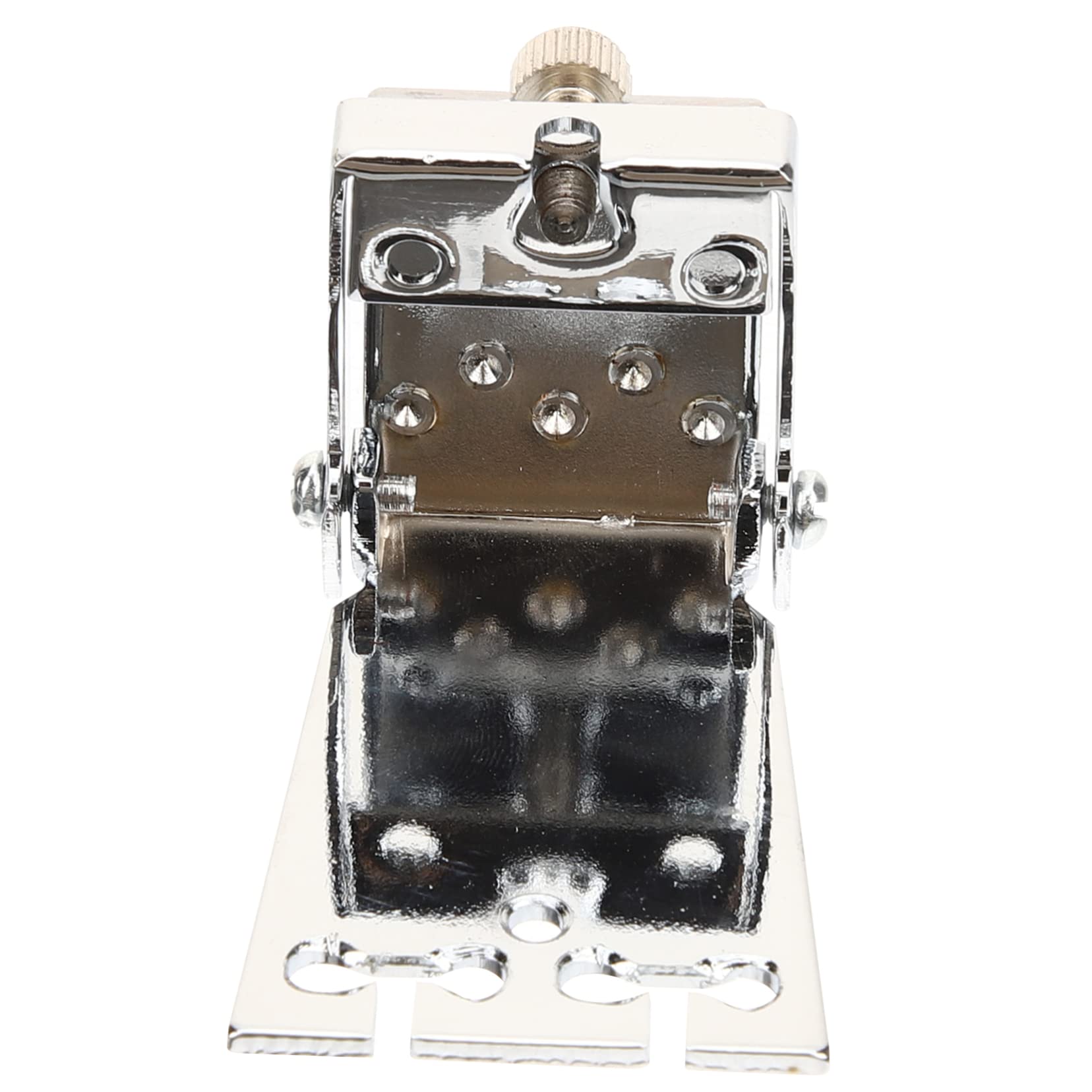 HANABASS Banjo Tailpiece Replacement Durable String Banjo Parts Shiny Chrome Finish Lightweight Design for Easy Installation and Musicians