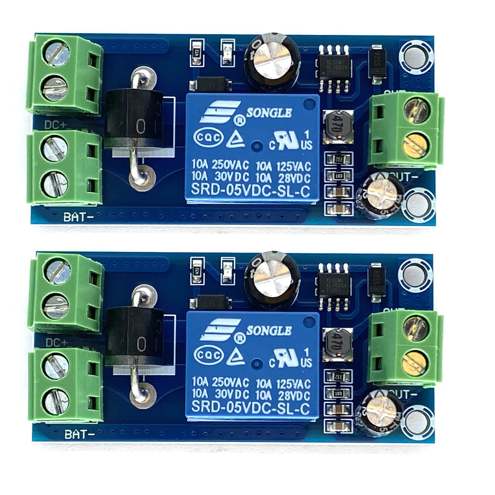2PCS 5V-48V 10A Power Failure Automatic Switching Standby Battery Lithium Battery Module YX850 Universal Emergency Converter