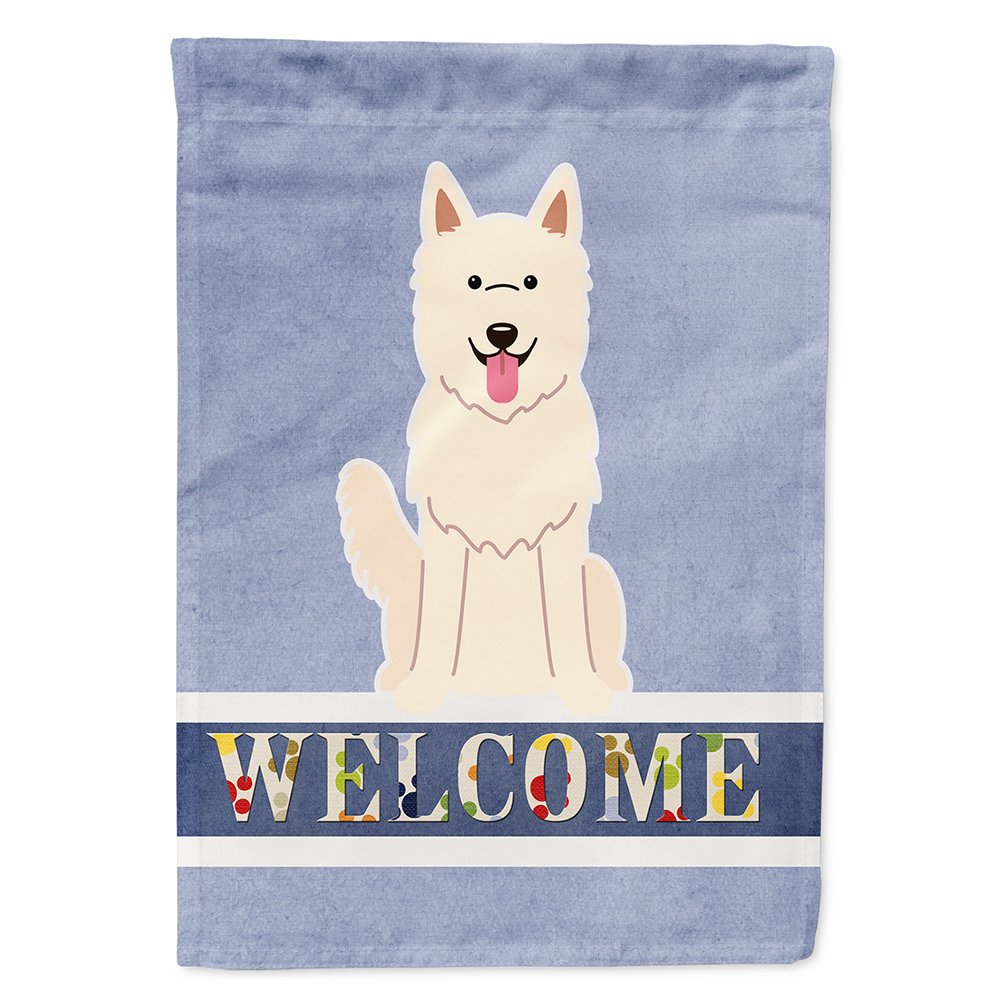 Drapeau Berger Allemand Blanc Grand Format Résistant Décoloration Extérieur