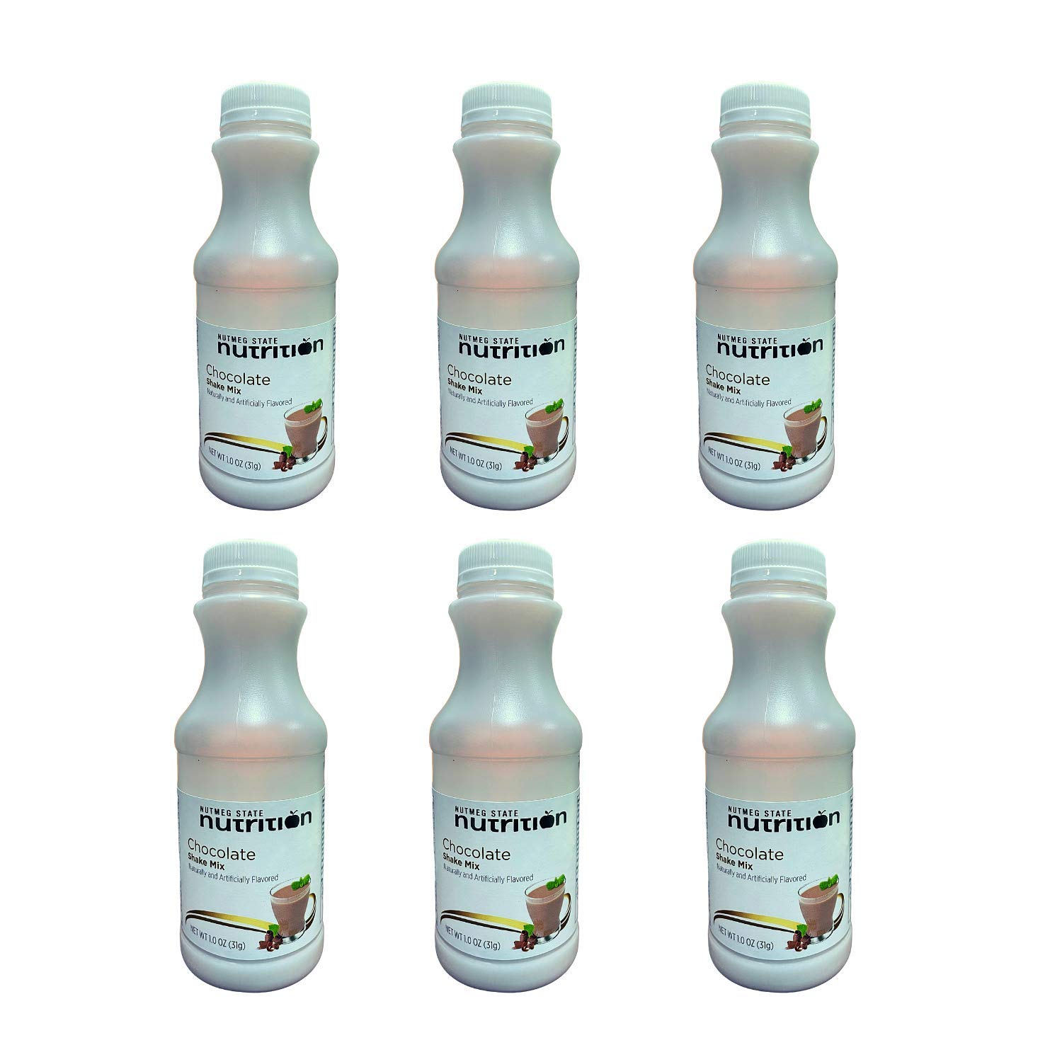 On The Go Low-Carb High Protein (15g) Meal Replacement Shakes for Diet or Weight Loss - (6 Bottles) - Low Calorie, Aspartame Free, (Chocolate)