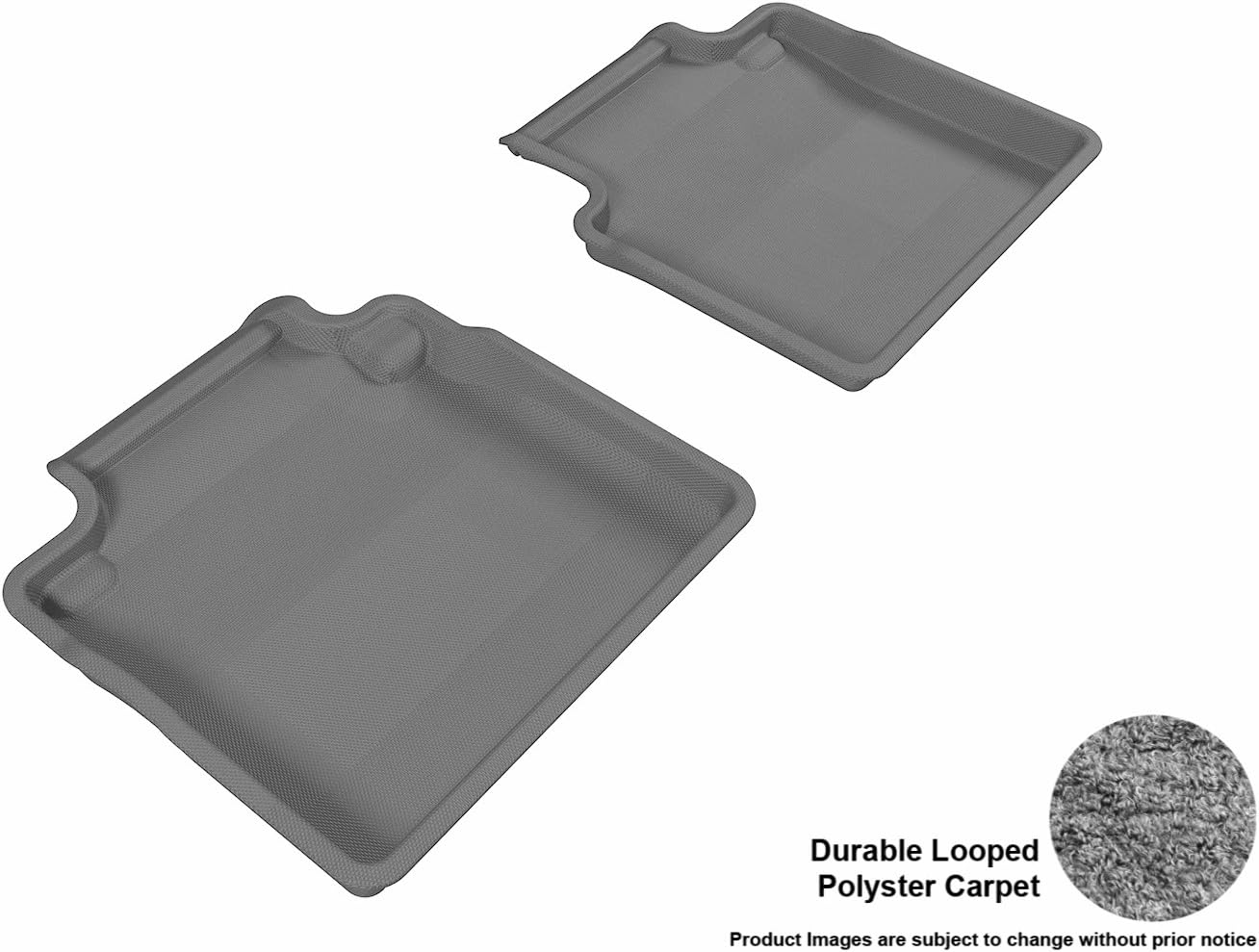 MAXpider L1IN01522201 Classic Floor Mat Rear Gray fits