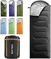 FARLAND 30°F Sleeping Bag for Adults, Teens & Kids - Lightweight, Waterproof Mummy/Envelope with Compression Sack for Camping & Hiking