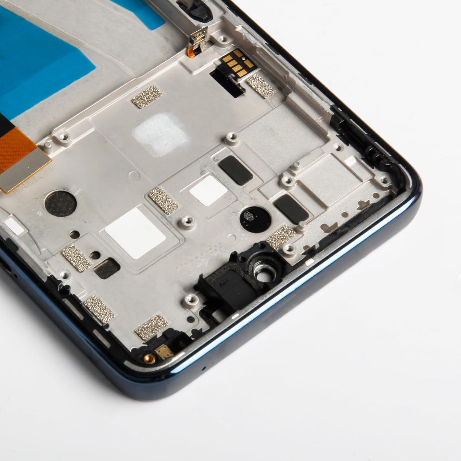 for Motorola Moto G Stylus 5G 2022 6.8" LCD with Steel Blue Frame Screen Replacement LCD Display Touch Digitizer Screen Assembly XT2215-1 XT2215-4 XT2215-2 with Repair Tools