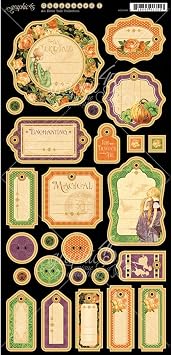 Graphic 45 an Eerie Tale Journaling Chipboard