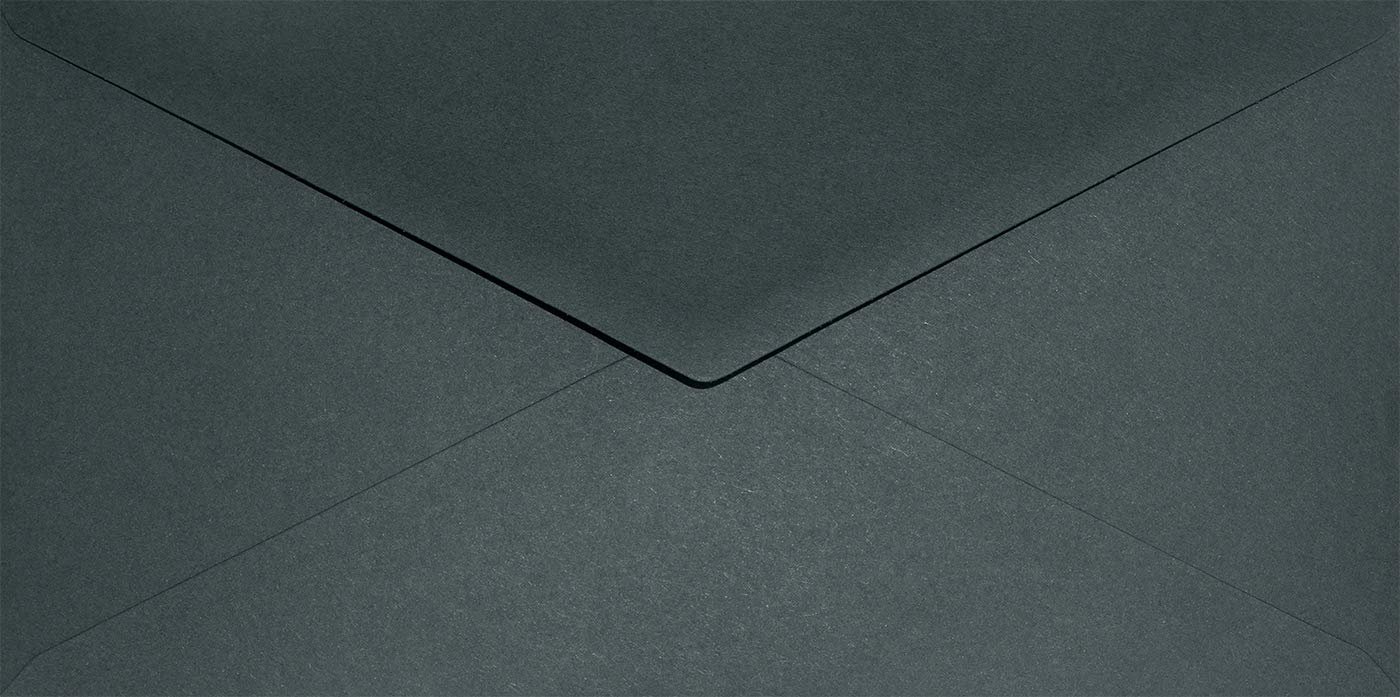 Netuno 100 Long Black Forest Green envelopes DL 110 x 220 mm 4.33 x 8.66 in 120gsm Keaykolour Holly Elegant Invitation Envelope Colourful Recycled envelopes for Letters Flyers Business Cards Weddings — image 1