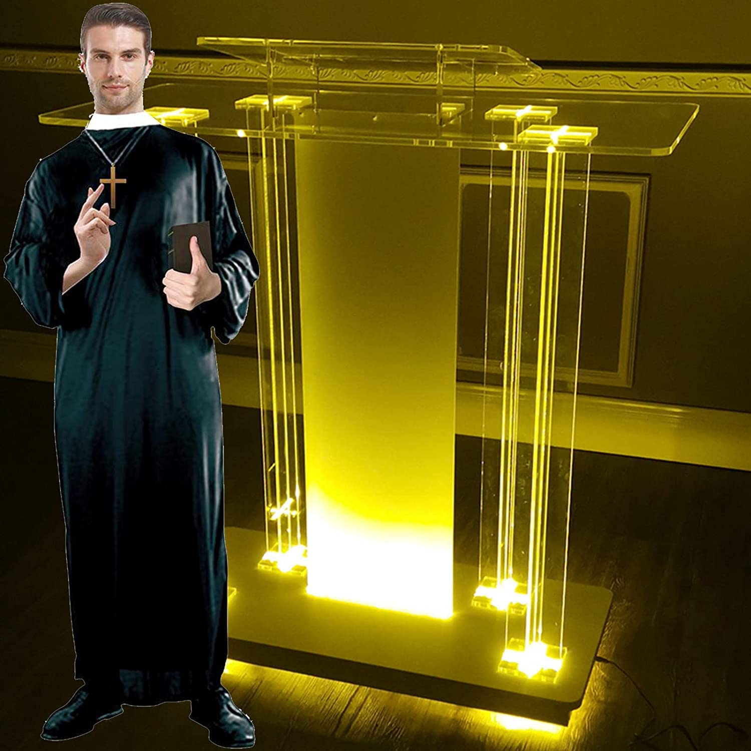 Led Podium Reference Buy LED Podium Clear Podium Stand,Stand Desk Acrylic Pulpits for ...