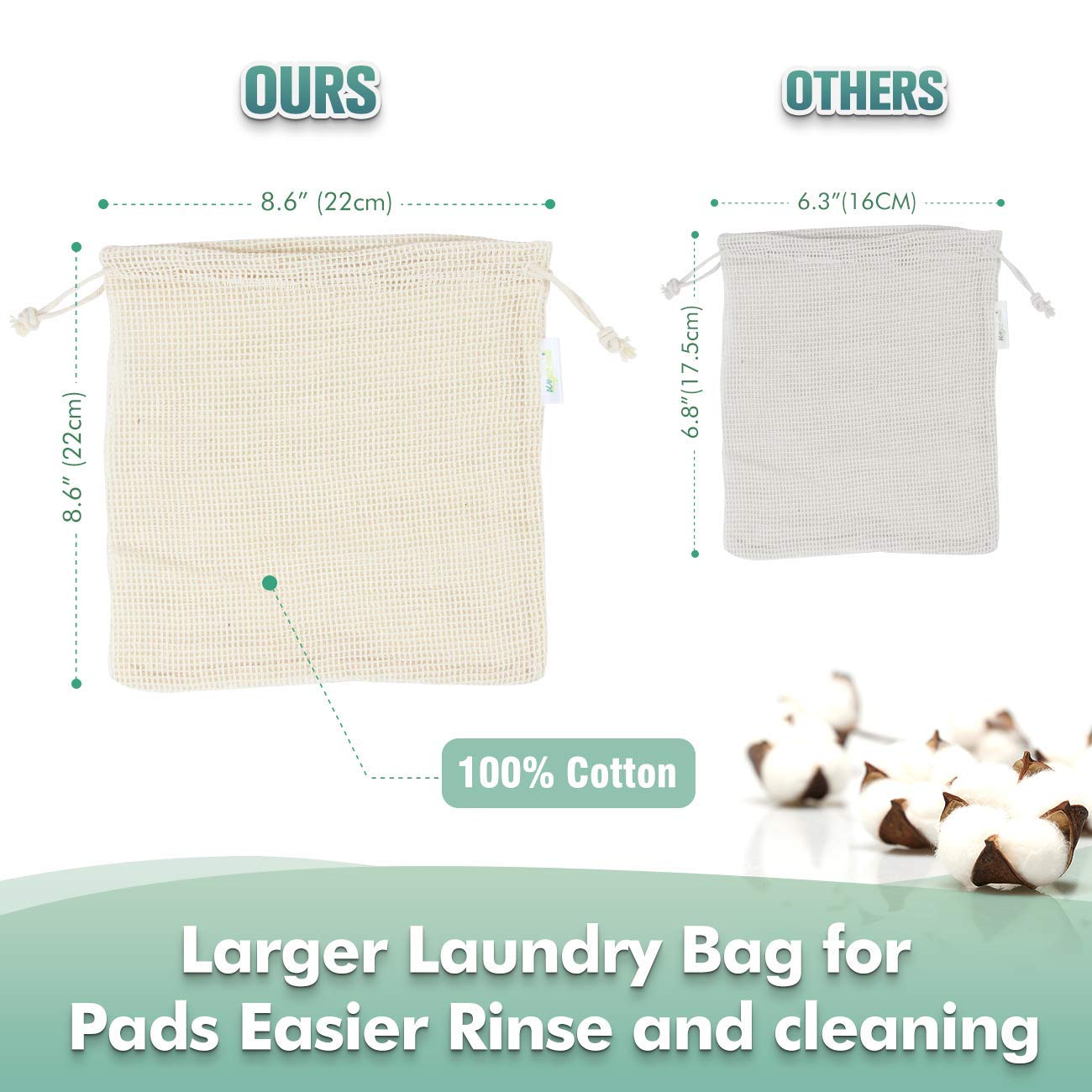 wegreeco Christmas Cotton Rounds Reusable - Reusable Bamboo Makeup Remover Pads for All Skin - Bamboo Cotton Cloth for Removing Makeup - Reusable Facial Pads Cotton Rounds (Bamboo : Beauty & Personal Care