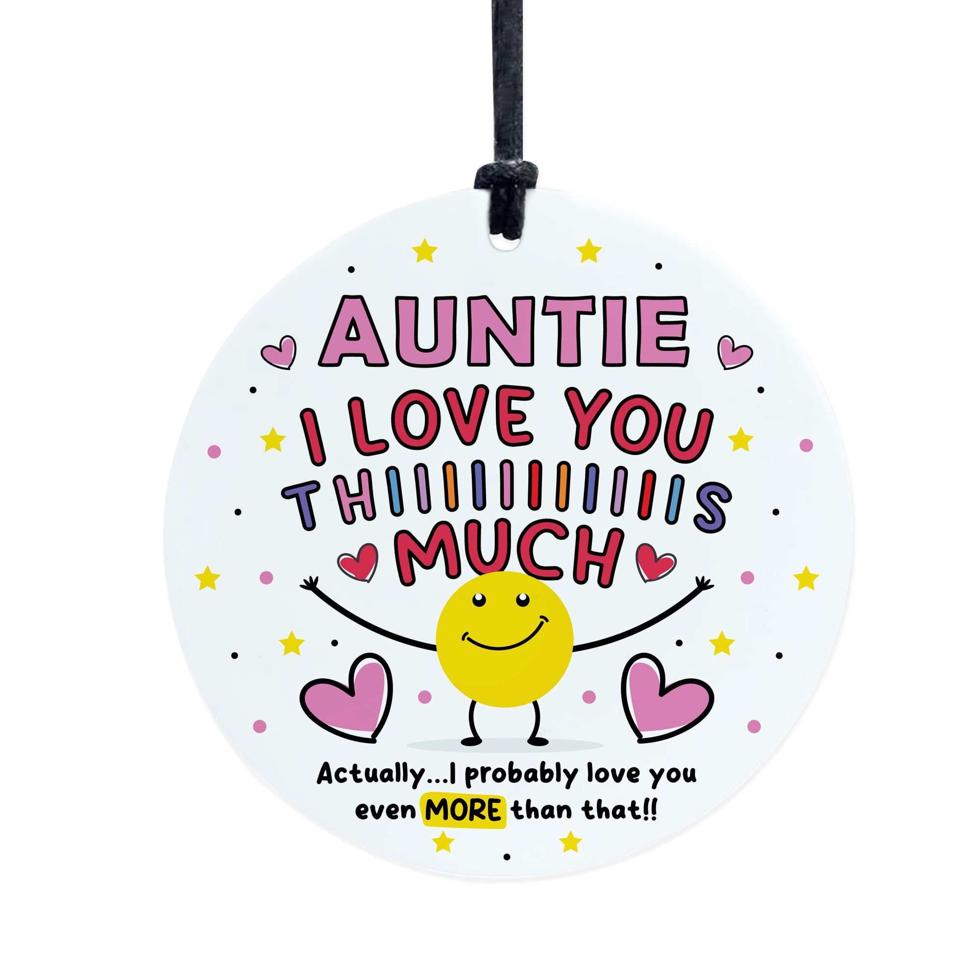 Red Ocean Gift For Best Auntie I Love You This Much Auntie Birthday From Niece Nephew Christmas Thank You Gifts Her Miss You Keepsake