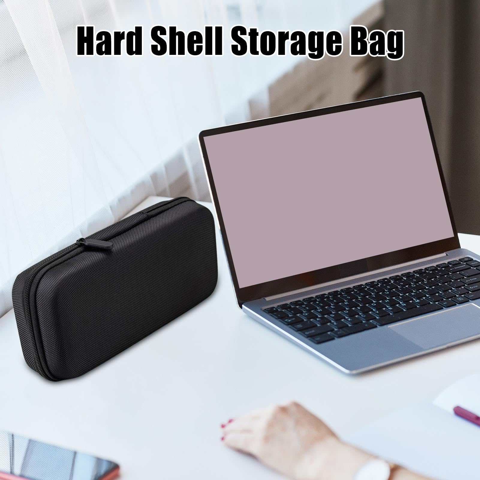Borsa Di Stoccaggio A Guscio Duro, Custodia Per Shock Portatile, Custodia A Guscio Duro Con Manico Regolabile, Leggero E Compatto, Resistente All'acqua, 20x10x5cm, Per Gadget