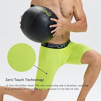 Mens Ultra-Thin Compression Shorts Running Short Tights Underwear Athletic Workout Base Layer
