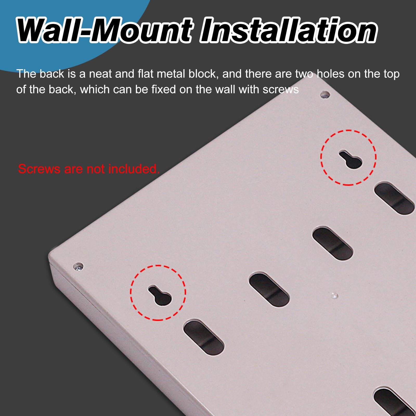 Paquete de 3 soportes de plástico para tarjetas de tiempo, soporte de pared para grabación de asistencia y nómina para reloj de oficina, 24 ranuras