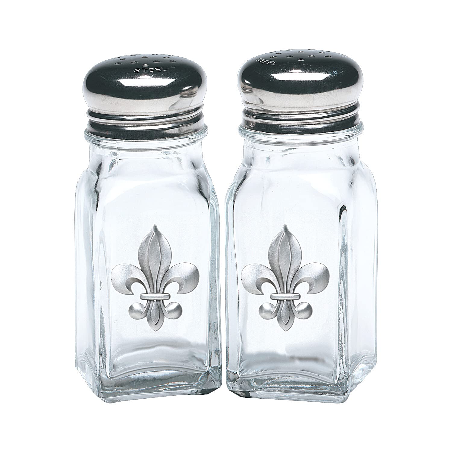 Heritage Pewter Fleur de Lis Set