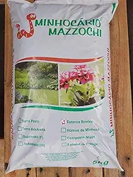 Adubo Orgânico Esterco Currral Bovino 5kg - Minhocário Mazzochi - Natural, Plantas, Hortas,