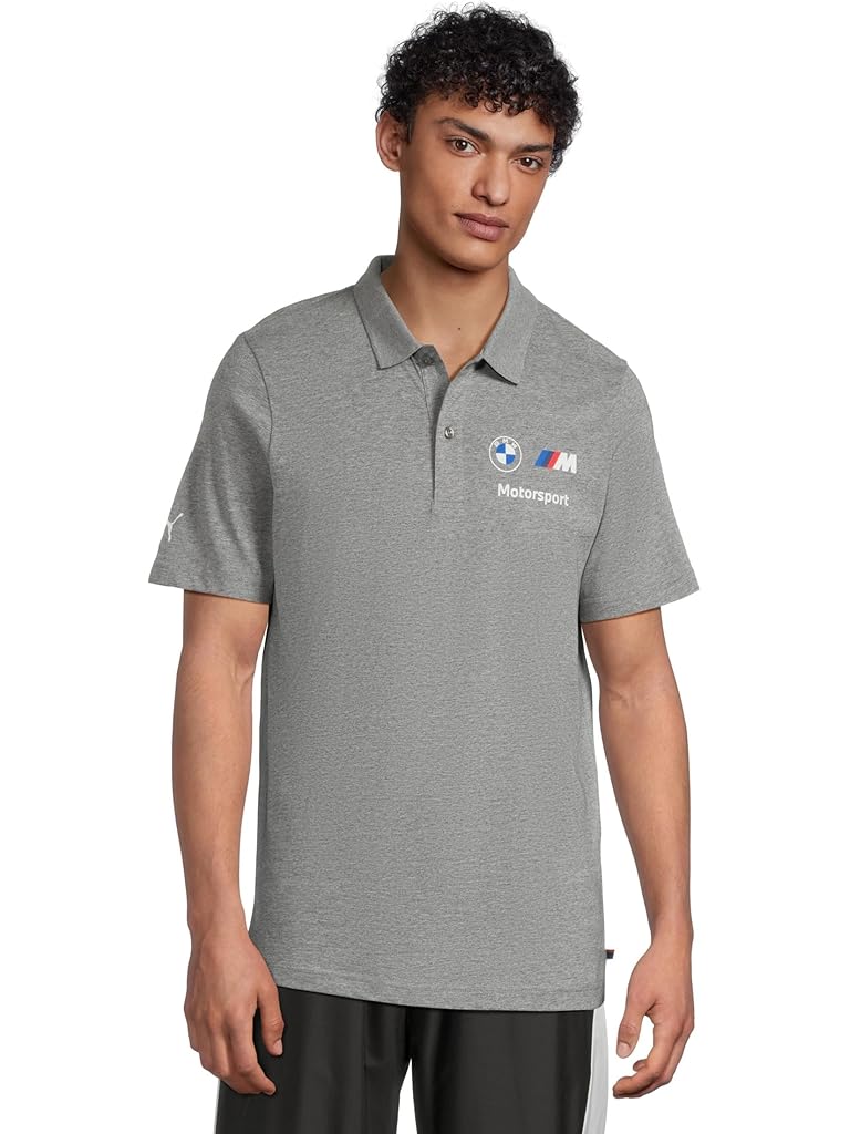 Gray PUMA BMW M Motorsport Essentials Polo