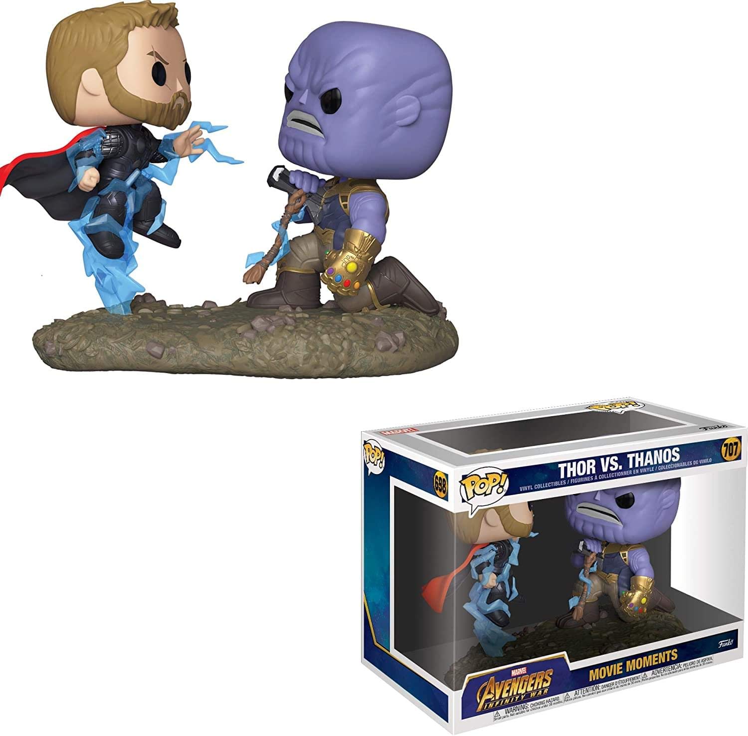 35799 Movie Moments Marvel: Avengers Infinity Warthor Vs. Thanos, Multicolor