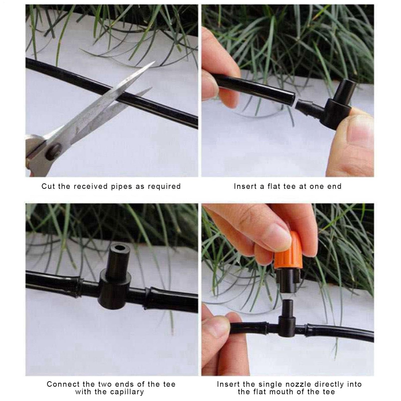 Kit d'irrigation pour jardin - Équipement d'irrigation automatique avec