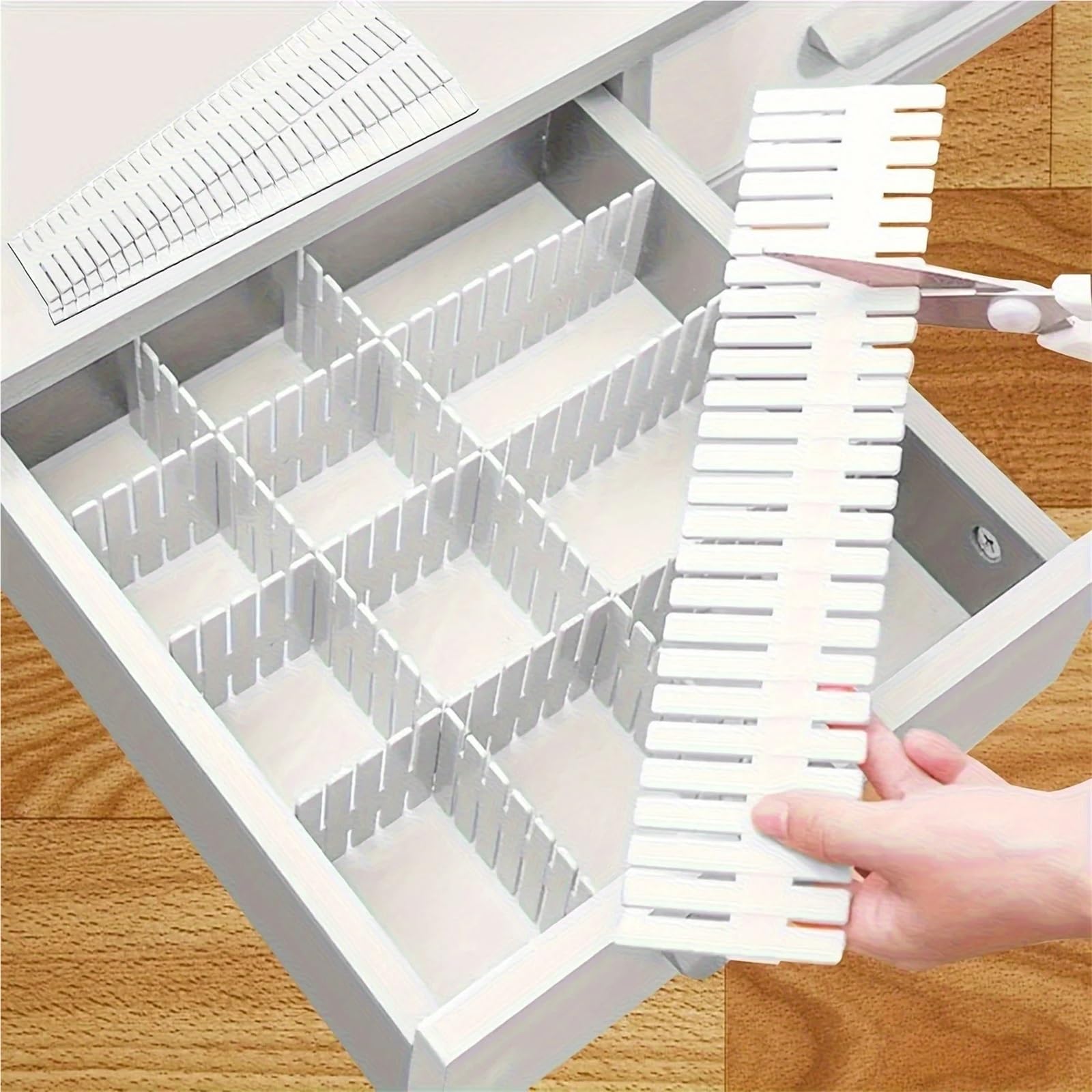 Separatori Per Cassetti Contenitori espandibili for divisori for cassetti regolabili da 8 pezzi for l'organizzazione della cucina dell'home office