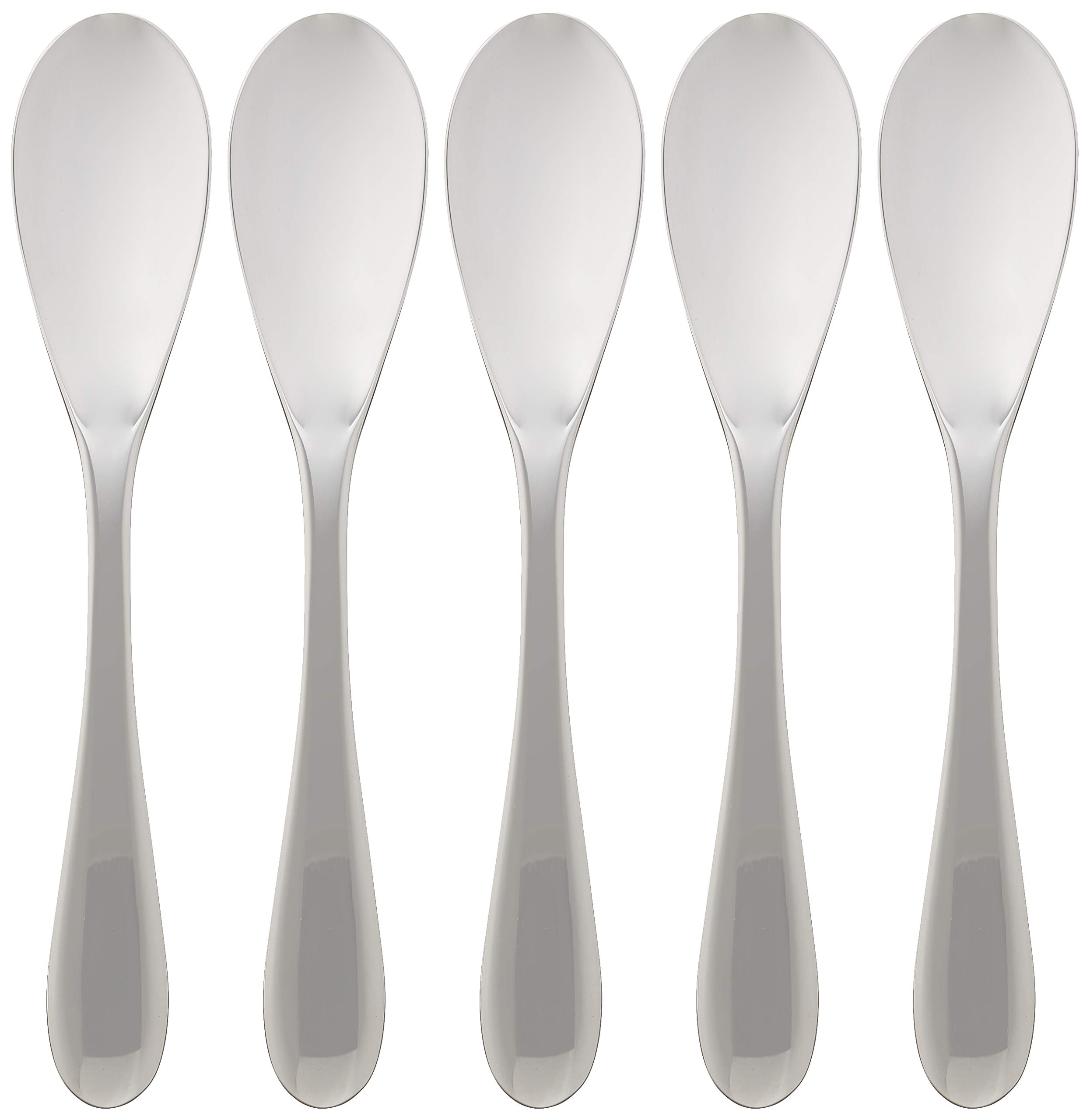 Alessi Eat.It WA10/1 - Design Tafellöffel aus Edelstahl 18/10 Glänzend Poliert, 6 Stücke