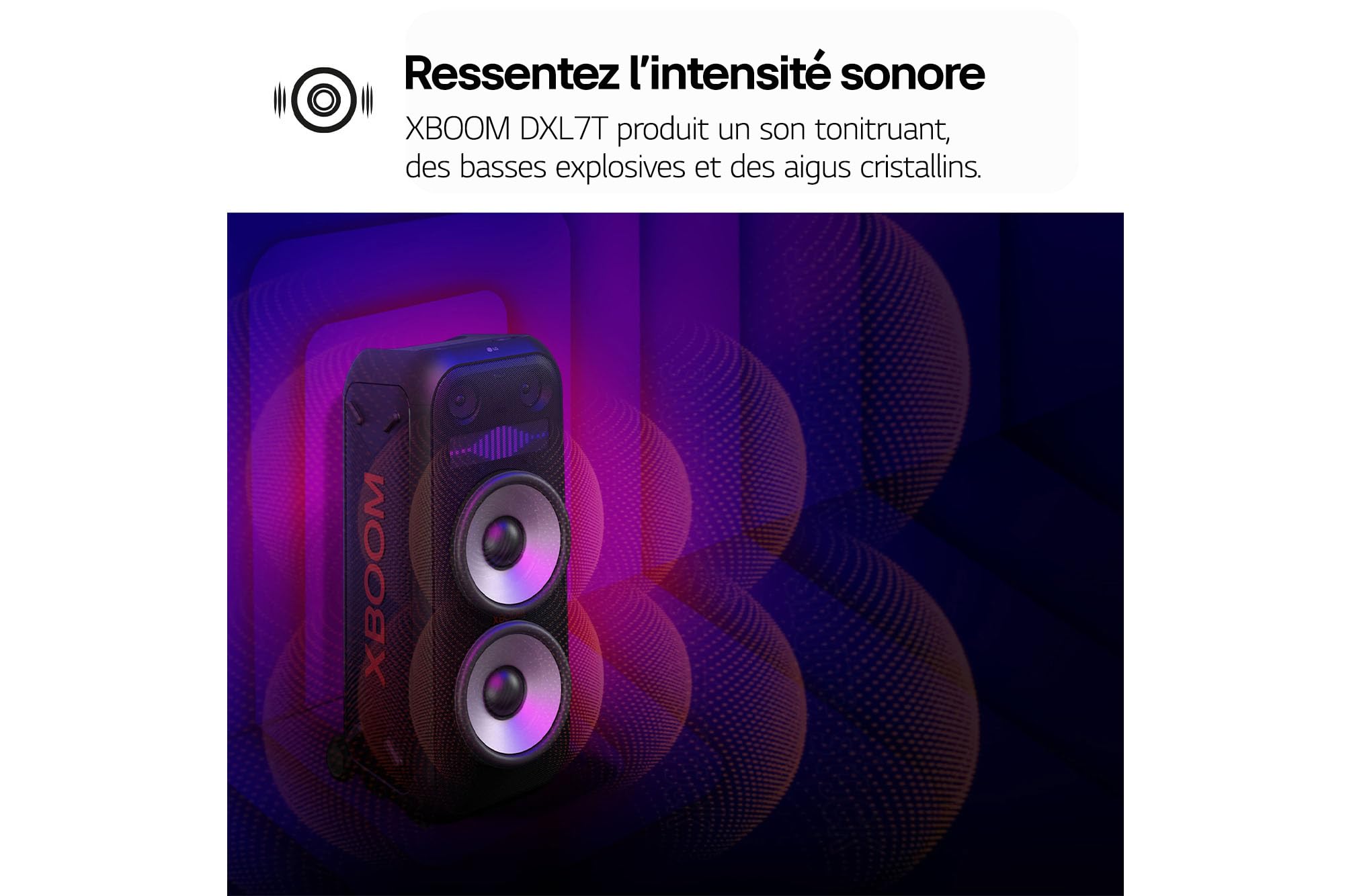 LG DXL7T Altoparlante Bluetooth Portatile