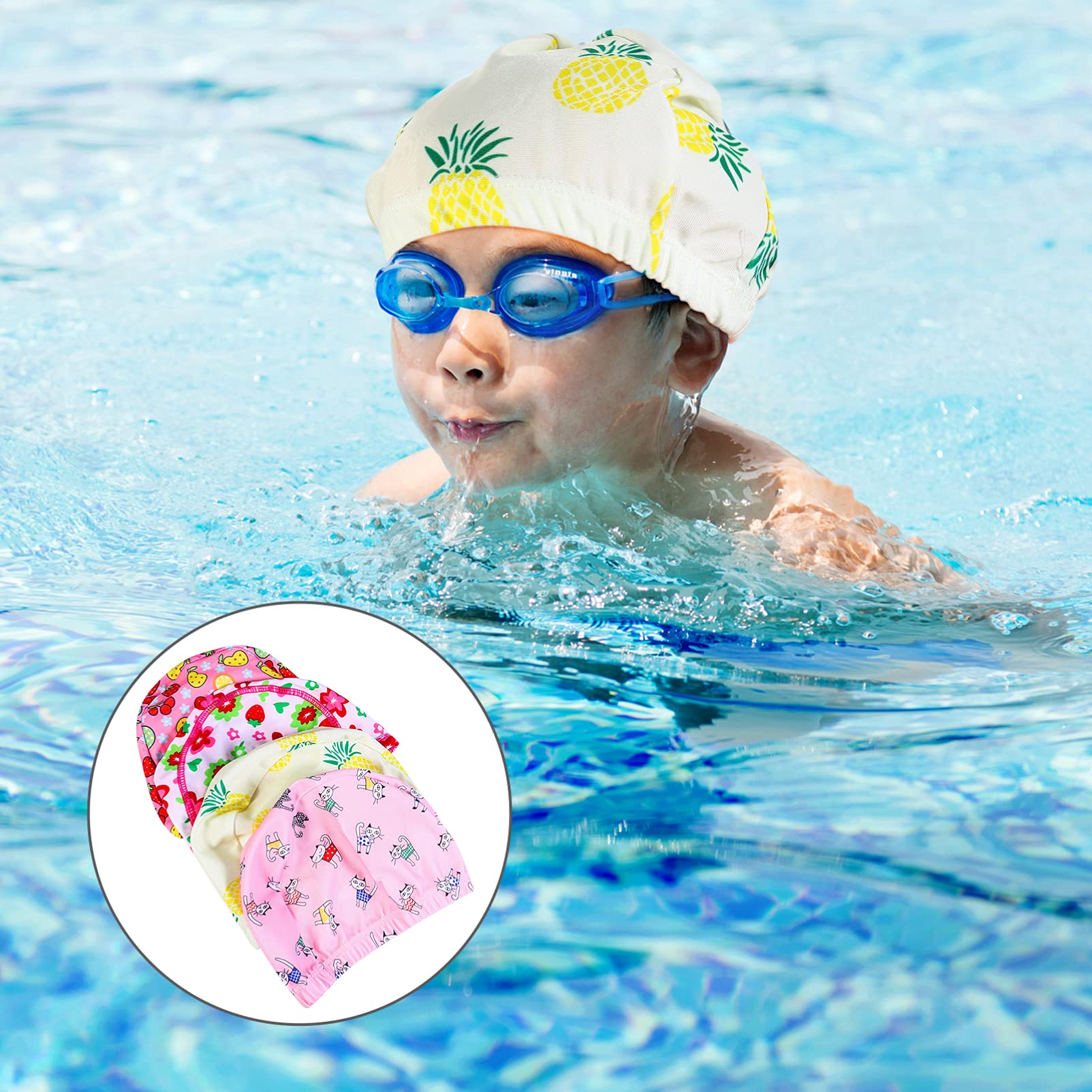 Mipcase Cuffia Da Nuoto Cuffie Da Nuoto Per Ragazzi Uv Secchio Protezioni Per Le Orecchie Da Doccia Naso Che Nuota Protezioni Per Le Orecchie Per La Doccia Pvc