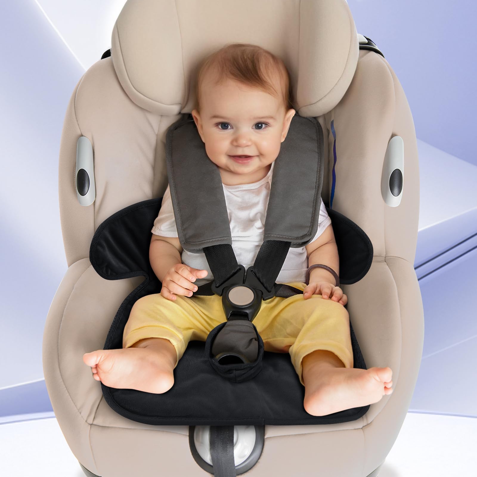 INFANZIA Dry Seat,Paquete de 2 Protectores de Asiento de Coche Impermeables para Entrenamiento de Orinal para niños pequeños, bebés y bebés, Almohadilla para Asientos de Coche, cochecitos