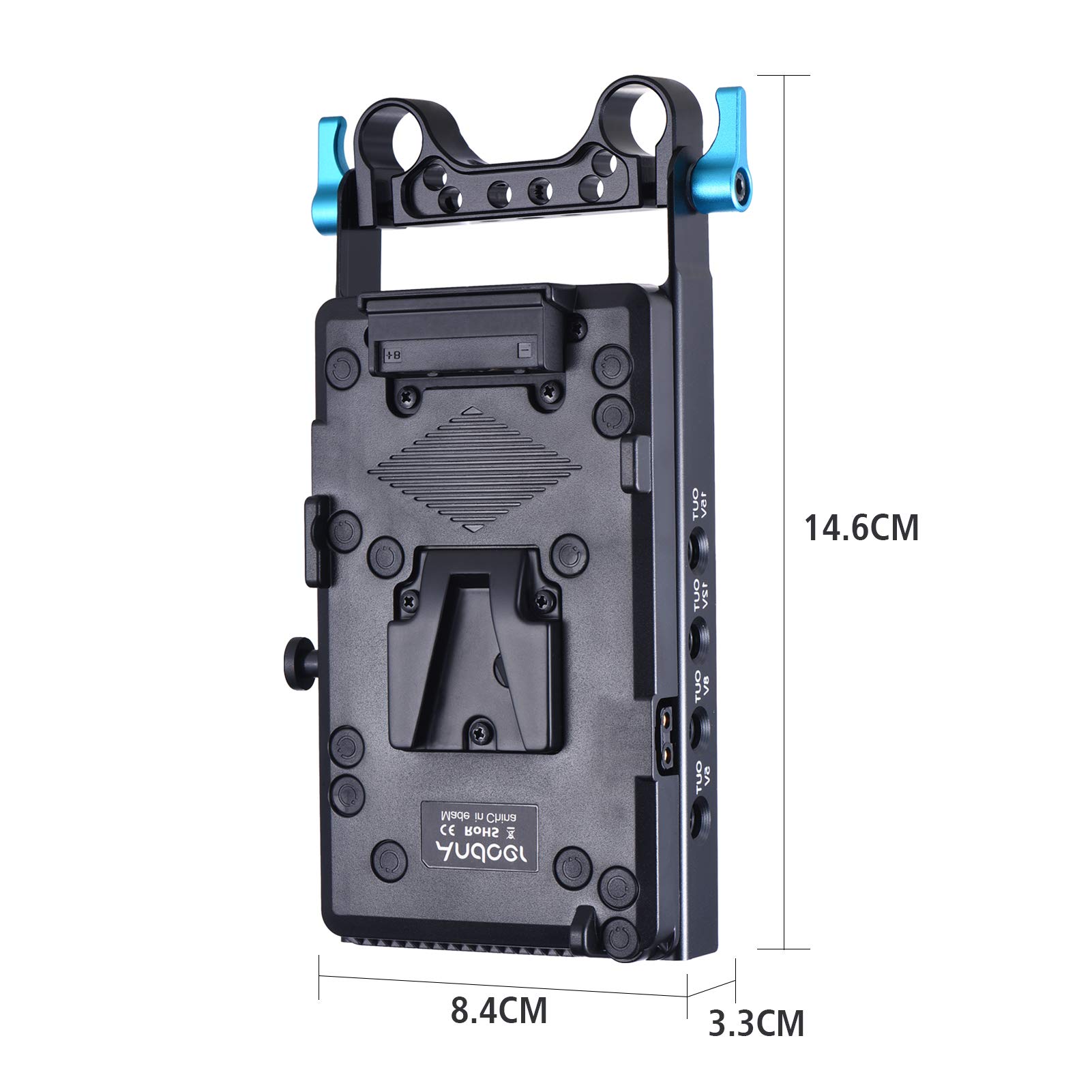 Adaptateur V-Lock Vers Batterie Factice BP-U – Prolongez L'Autonomie De Vos Caméscopes Sony PMW-EX1, FS7, FS5, PXW-X160 Etc.