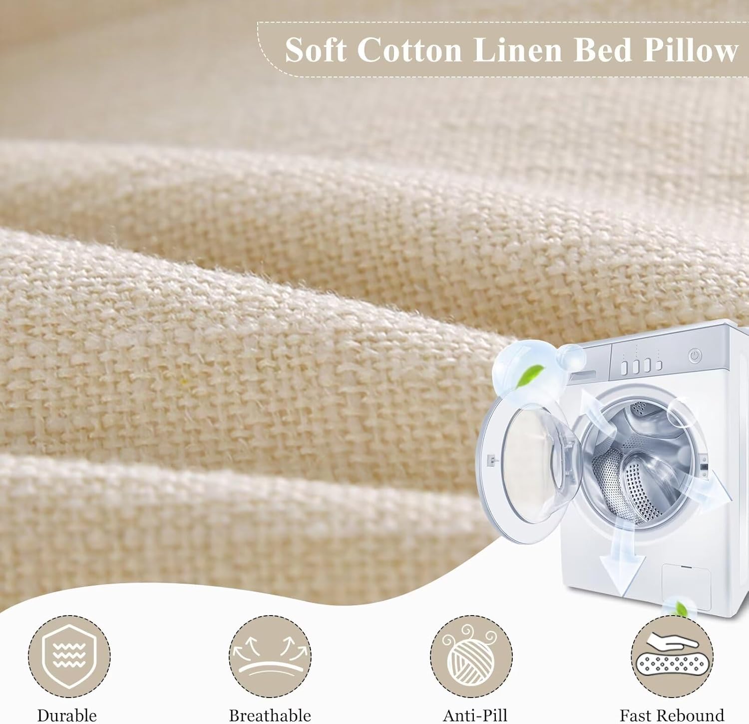 VClife Wedge Headboard Pillow Ivory Reading Pillow Washable Triangle Pillow, Daybed Pillow for Sitting in Bed Versatile Backrest Positioning Support Pillow for Living Room Office Car 31"x8"x20"