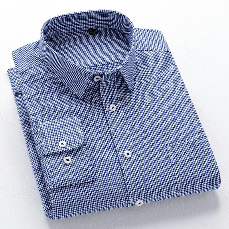 Camisa de franela para hombre con corte ajustado premium 7