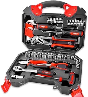 TOPEX Hand Tool Kit Home Auto Repair Kit (52PCS Hand Tool Set)