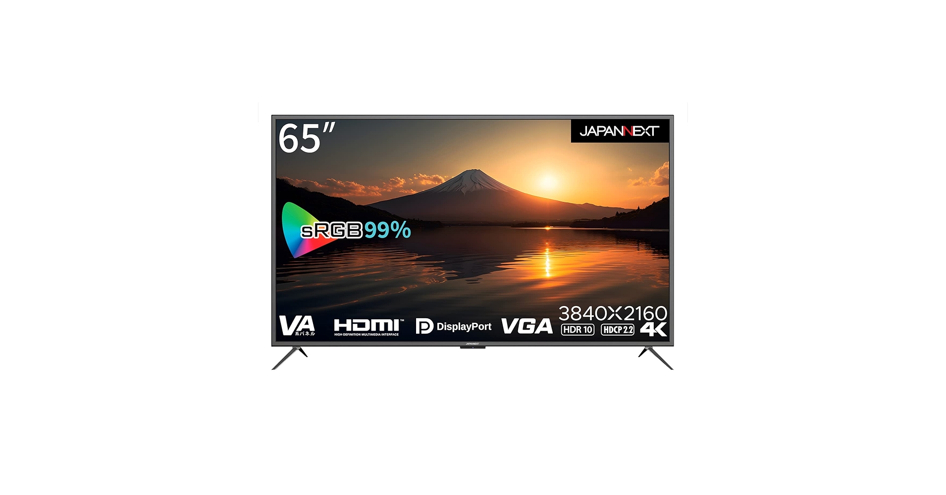 【引取限定】65インチJN-V6500UHDRとハヤミ工産スタンドKF-865 Amazon.co.jp: JAPANNEXT 65インチ 大型4Kモニター JN-V6500UHDR
