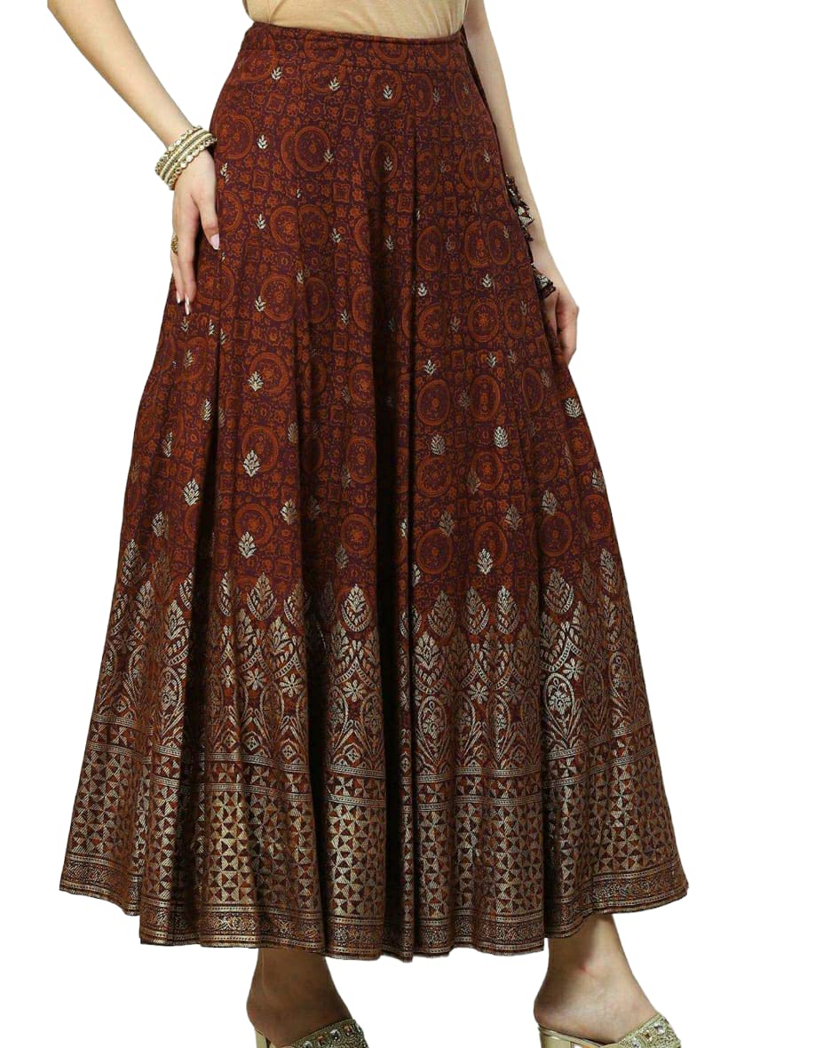 GenericJaipuri Skirt (Free, Black 2)