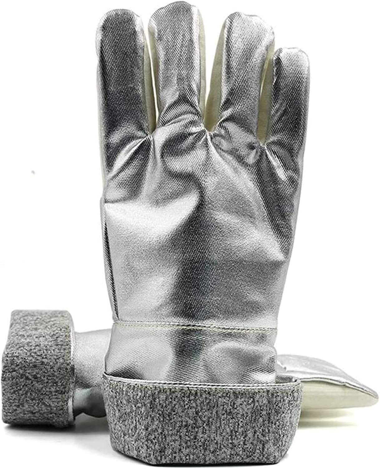 Guanti da Lavoro, Guanti da Saldatura Guanti Resistenti al Calore e ignifughi Guanti for Saldatura ad Alta Temperatura Guanti da Camino antiscottatura ad Alta Temperatura