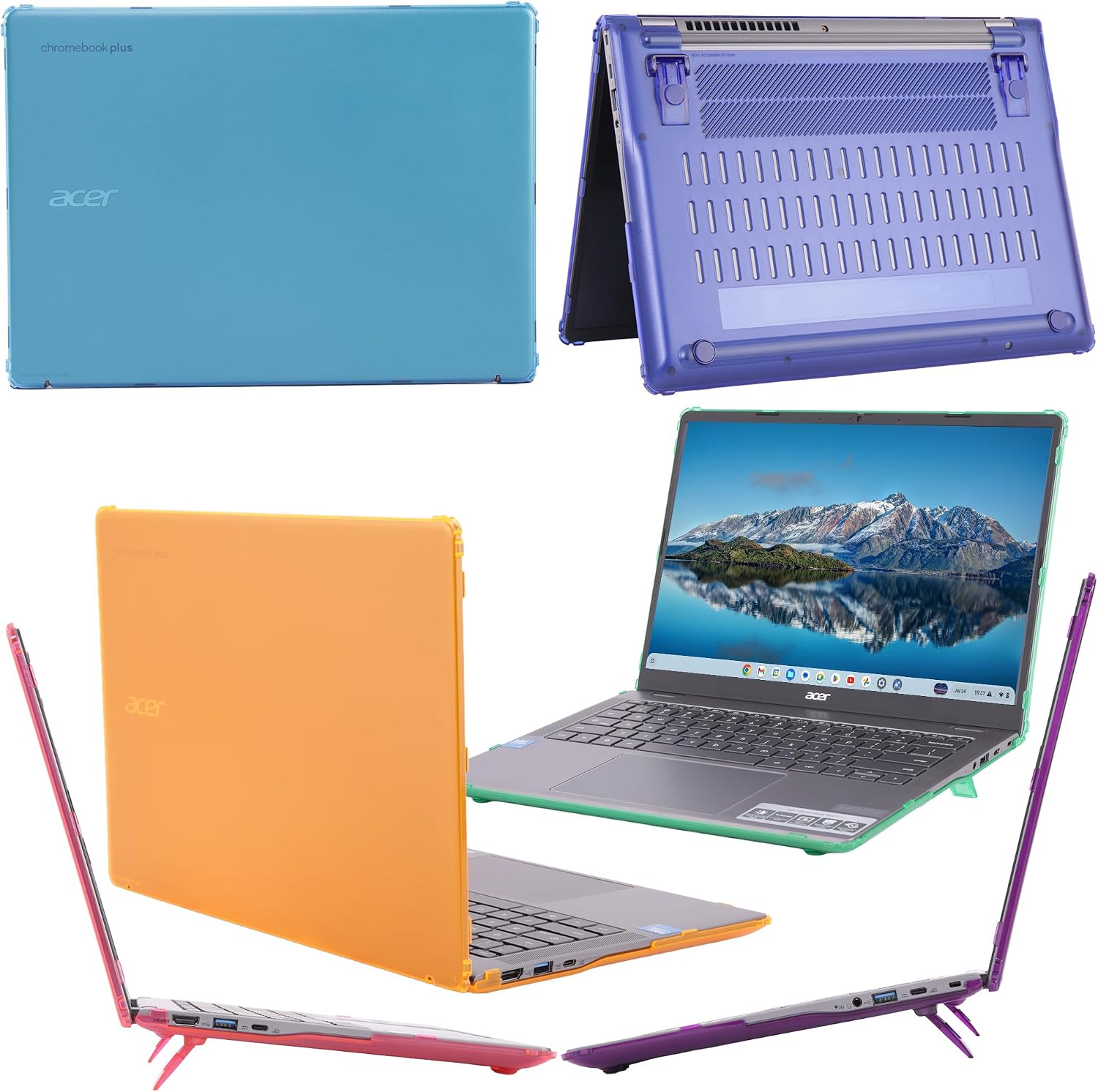 mCover Case ONLY Compatible for 2025 or Newer 14-inch Acer Chromebook Plus Enterprise 514 CBE594-3 Series Laptop Computer（NOT Fitting Other Acer Models- Green image 5