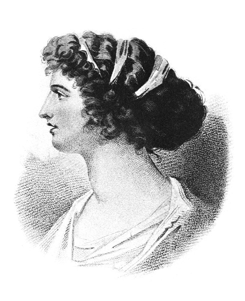 Lady Emma Hamilton N(1765-1815) Emma Hart Hamilton NE Amy Lyon Mistress Of Horatio Nelson Lithograph After A Drawing Poster Print by (24 x 36)