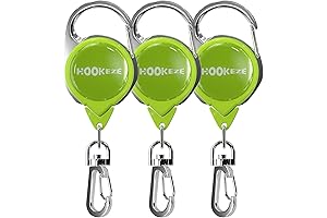 HOOK-EZE Fly Fishing Zinger Retractor for Anglers Vest