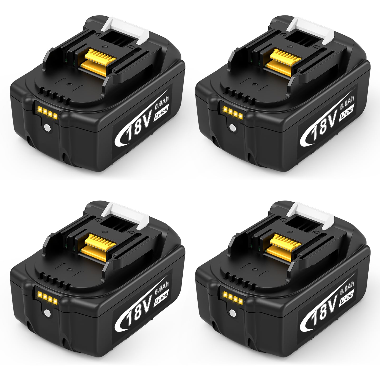 2er-Set Makita Akkus 18V / 3,0Ah – Kompatibel Zu BL1860B, BL1850, BL1830, BL1815