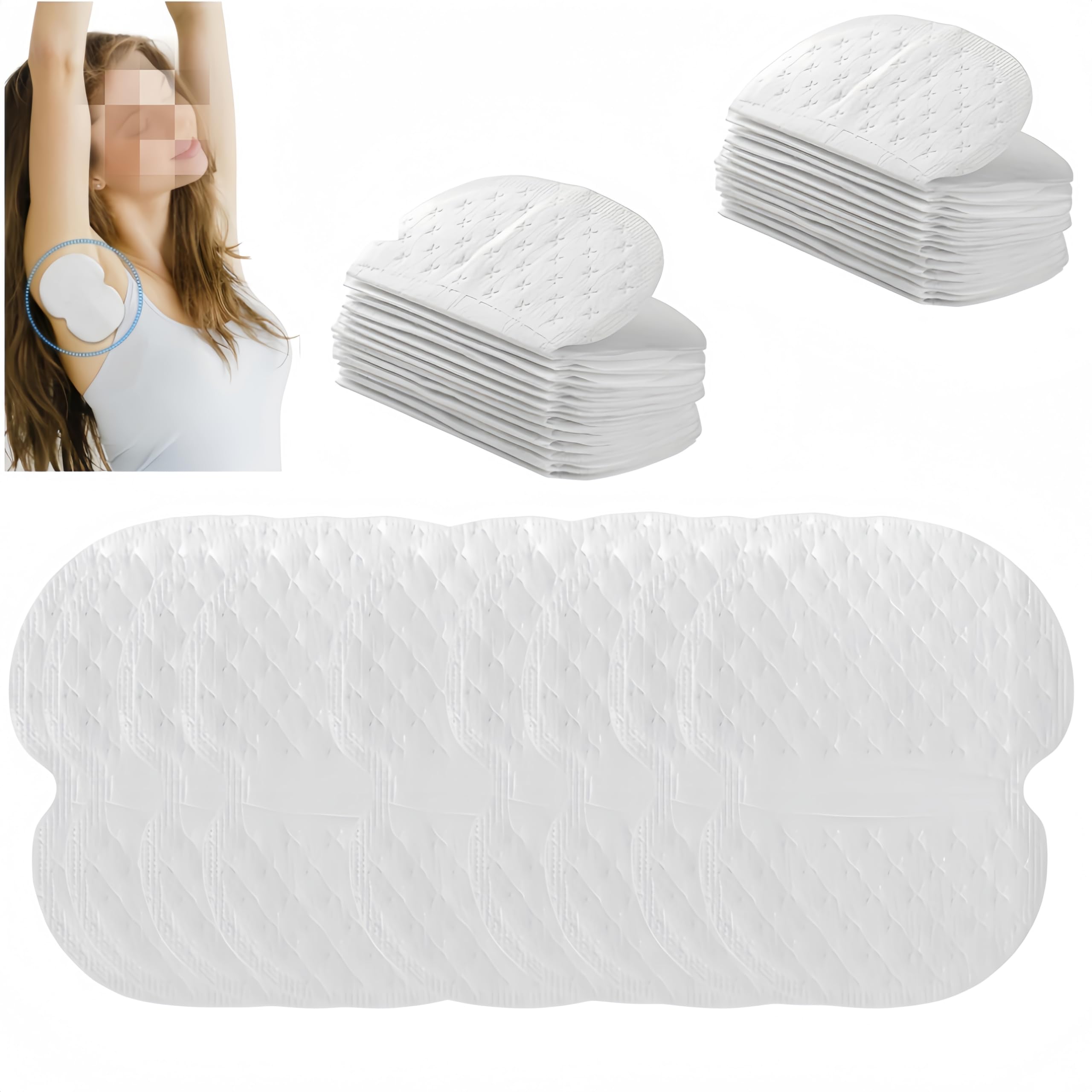 Almohadillas para Sudor Axilas - 120 Parches para Hombres y Mujeres