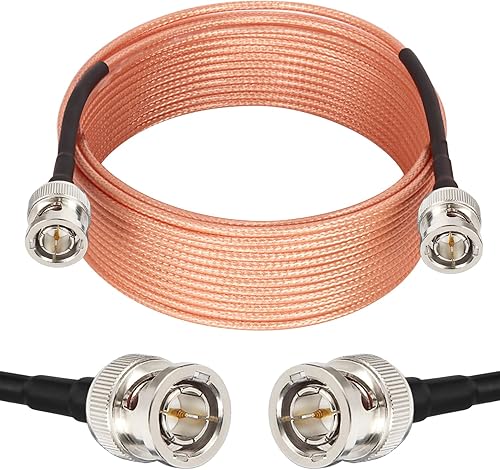 XRDS-RF SDI Cable 25ft, Flexible 3G HD BNC to BNC Video Cable 75 Ohm RG179 Extension for 4K 1080P Camera Monitor Vedio Recorder, SDI to HDMI